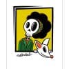 Skeletons best friend yellow limited poster