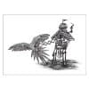 Pirate cuckoo clock limited poster