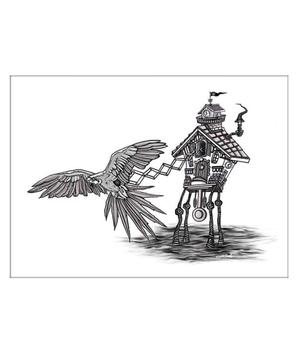 Pirate cuckoo clock limited poster