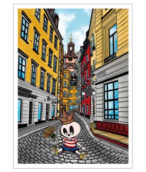 the dandelion king in gamla stan limited poster