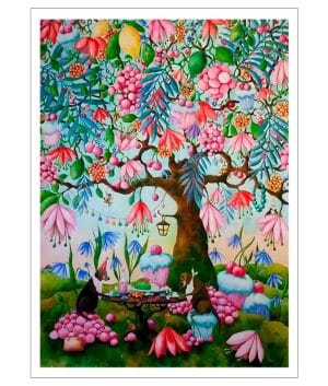 Cupcake garden westin poster