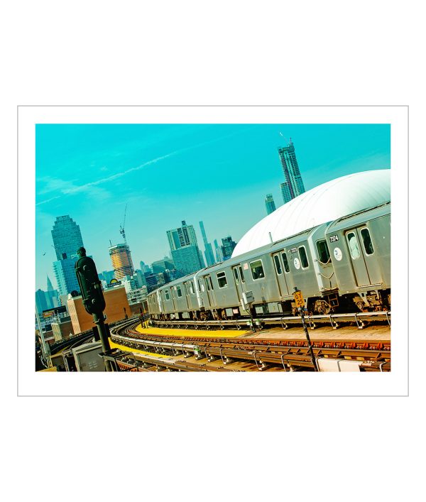 NYC TRAIN 30x40 limited prints by Camilla Cherry